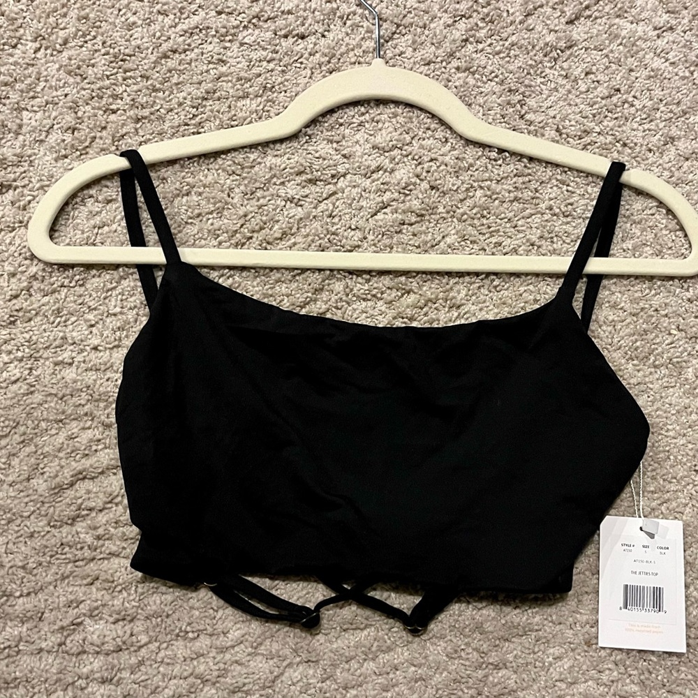 NWT - Andie Swim Jetties, Small, Black